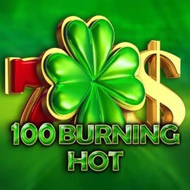 100 Burning Hot slot logo by Amusnet Interactive at Wyns Casino