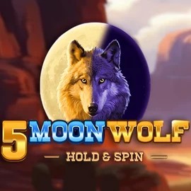 5 Moon Wolf logo – Slots by Apparat Gaming at Wyns Casino