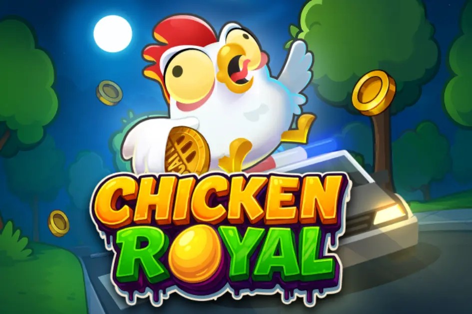 Play the Chicken Royal slot by InOut on Wyns Casino