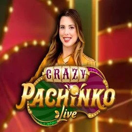 Crazy Pachinko logo by Evolution at Wyns Casino