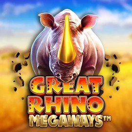 Great Rhino Megaways by Pragmatic Play, showcased at wynsscasino.com – game logo