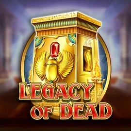 Legacy of Dead slot logo by Play'n GO at Wyns Casino