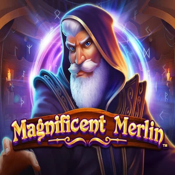 Magnificent Merlin by Greentube, showcased at wynsscasino.com – game logo
