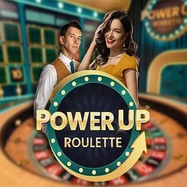 PowerUP Roulette slot visual from Pragmatic Play available on wynsscasino.com