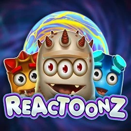 Official Slots logo: Reactoonz by Play'n GO at Wyns Casino