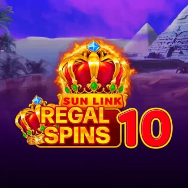 Regal Spins 10 game by PatePlay – logo hosted on Wyns Casino