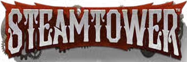 Steam Tower Slot online game logo by NetEnt on wynsscasino.com