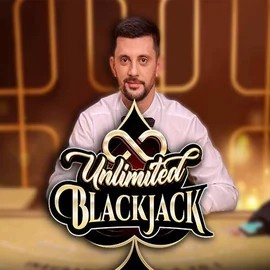 Unlimited Blackjack game by Ezugi – logo hosted on Wyns Casino